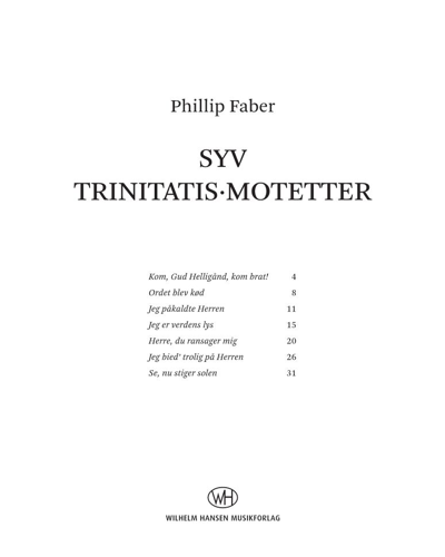 Seven Trinitatis Motets