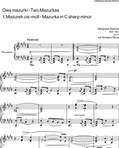 2 Mazurkas, op. 31