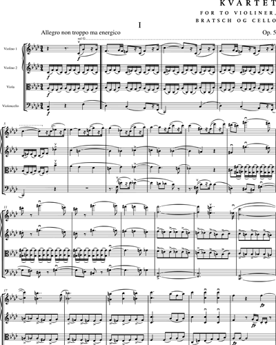 String Quartet in F minor, Op. 5