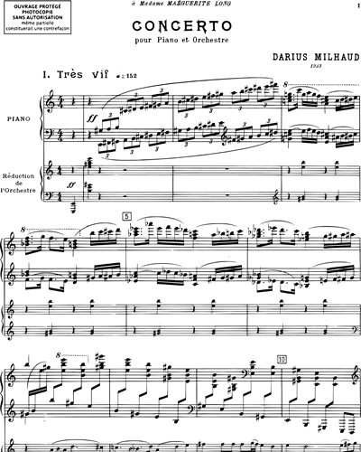 Concert pour piano et orchestre Op. 127 n. 1
