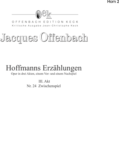 Hoffmanns Erzählungen: