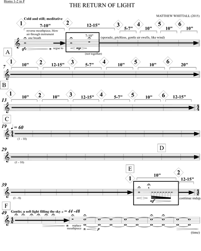 Horn in F 1 & Horn in F 2