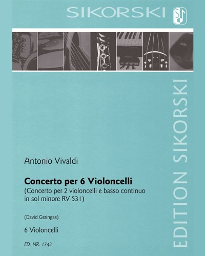 Concerto for 6 Cellos