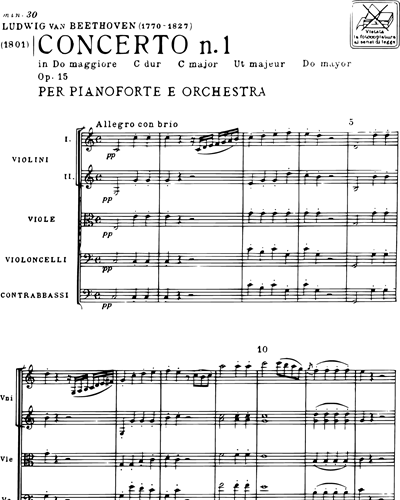 Piano Concerto No. 1 in C major