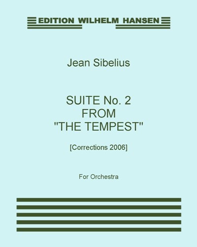 Suite No. 2 from 'The Tempest' [Corrections 2006]