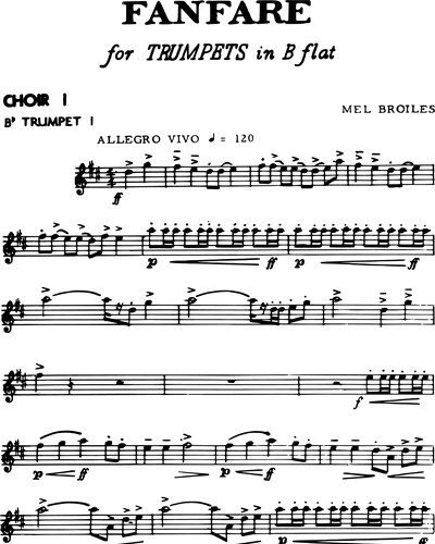 [Choir 1] Trumpet in Bb 1