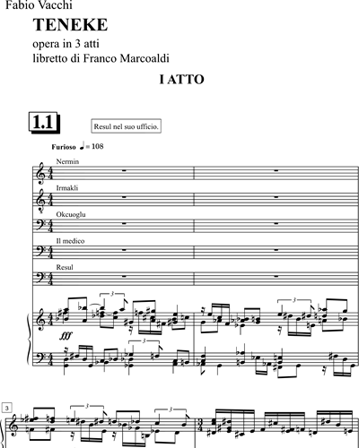 Opera Vocal Score