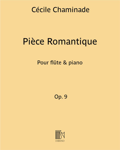 Pièce Romantique Op. 9 - Pour flûte & piano