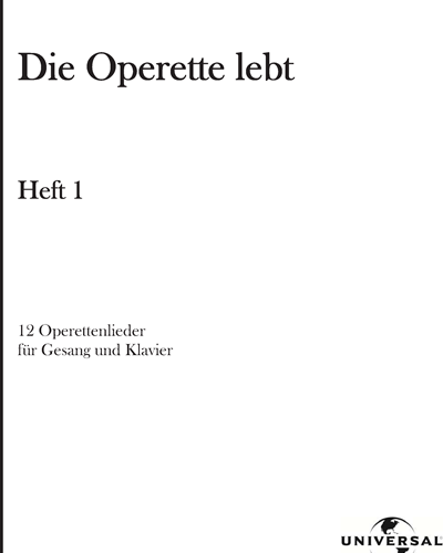 Die Operette lebt (Heft 1)