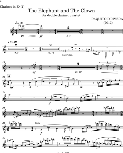 [Quartet 1] Clarinet in Eb