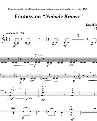 Fantasy on "Nobody Knows"