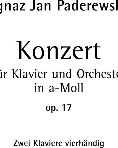 Concerto in A minor op. 17