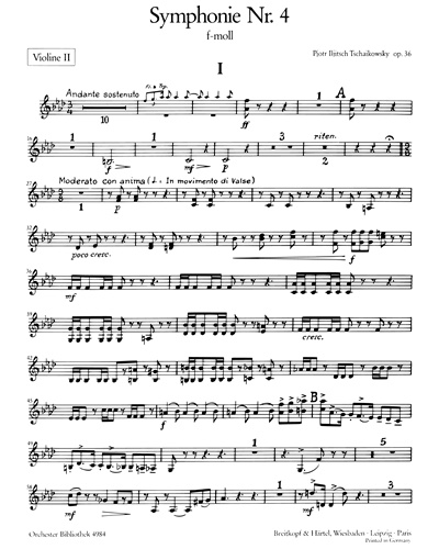 Symphonie Nr. 4 f-moll op. 36