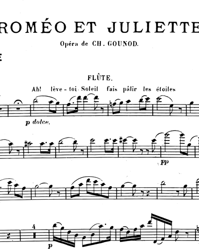 Charles Gounod Romeo Et Juliette 2nd Fantaisie Sheet Music Nkoda