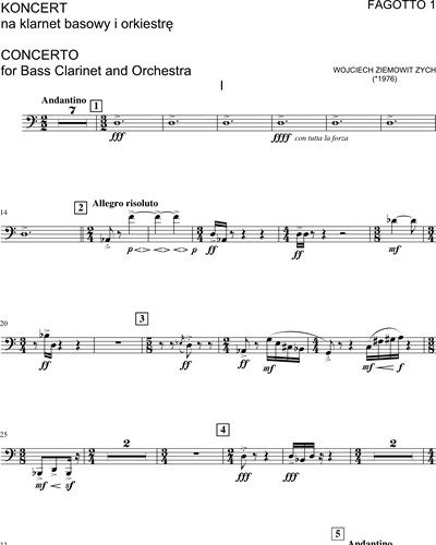 Concerto for Bass Clarinet and Orchestra