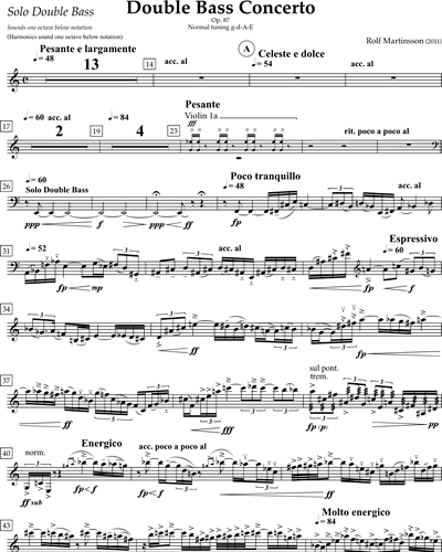 Double Bass Concerto No. 1