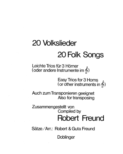 20 Folk Songs