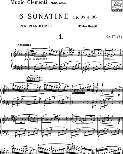 6 sonatine Op. 37 e 38