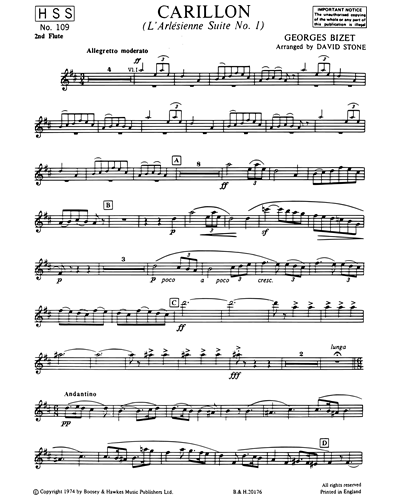 Carillon (from "L'Arlésienne Suite No. 1")