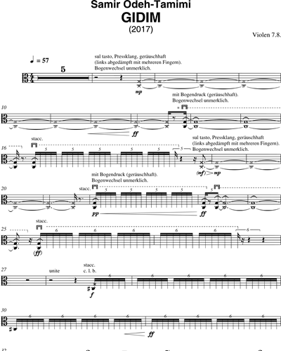 Viola VII-VIII