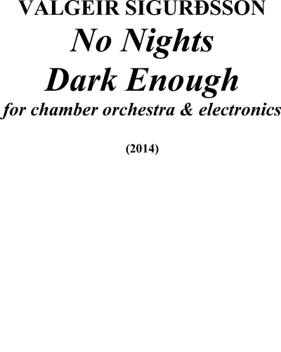 No Nights Dark Enough