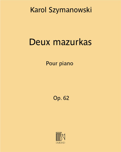 Deux mazurkas Op. 62