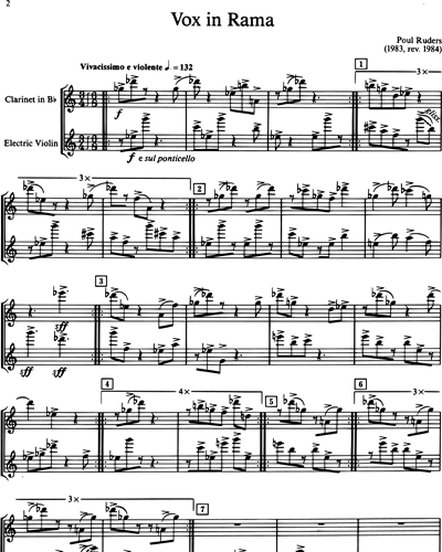 Clarinet & Violin Amplified