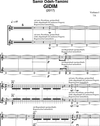 Violin 1 VII-VIII