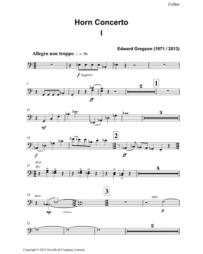 Horn Concerto [Revised 2013]