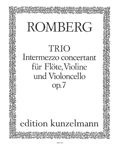 Trio 'Intermezzo Concertant', op. 7