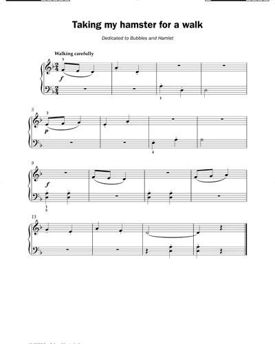 Taking My Hamster For A Walk Sheet Music by Paul Harris | nkoda | Free ...