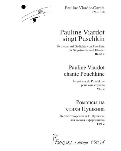 Pauline Viardot sings Puschkin, Vol. 2