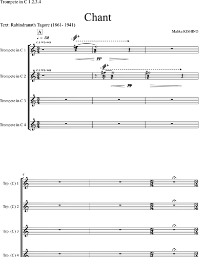 Trumpet in C 1 & Trumpet in C 2 & Trumpet in C 3 & Trumpet in C 4