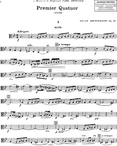 Quartet No. 1, op. 46