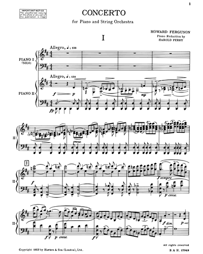 Concerto for Piano, op. 12
