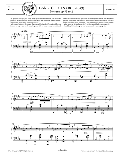 Nocturne in E Op.62 No.2