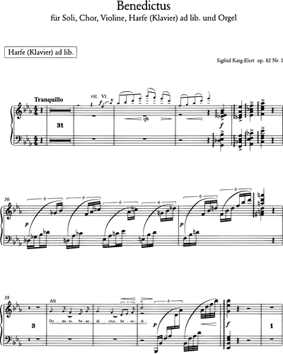 Harp (ad libitum)/Piano (Alternative)
