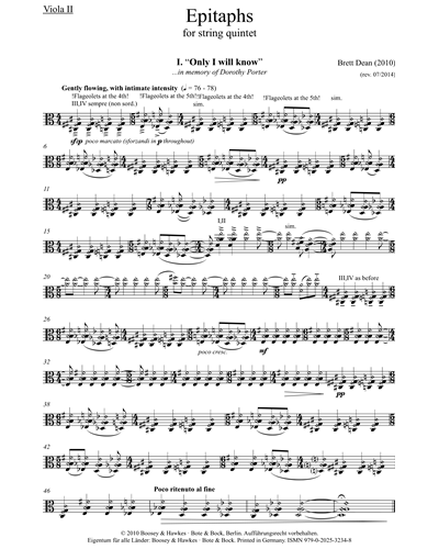 [String Quintet] Viola 2