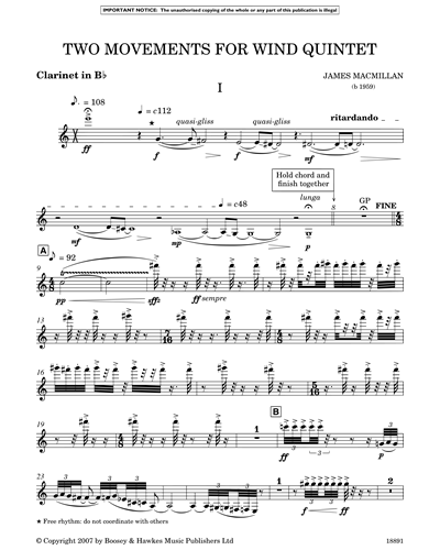 Clarinet in Bb