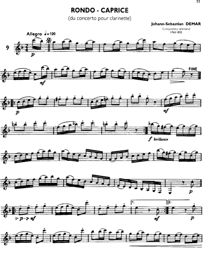 La Clarinette Classique, Vol. D: Rondo-Caprice