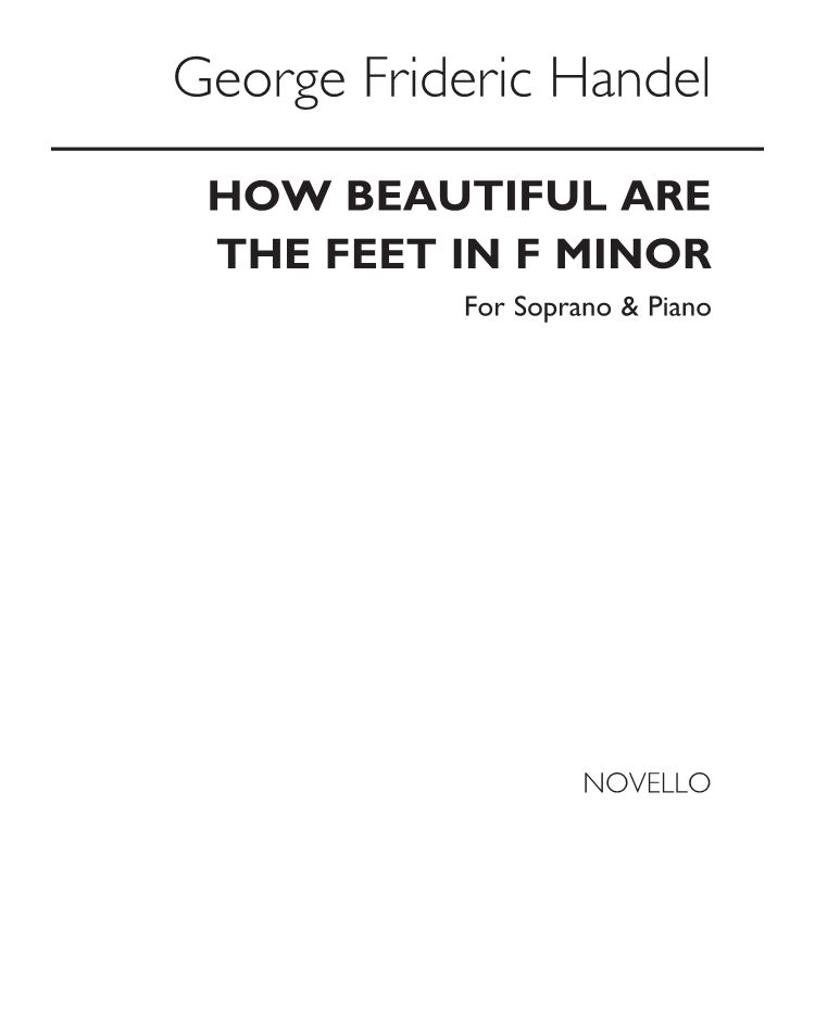 How Beautiful are the Feet (in F minor)