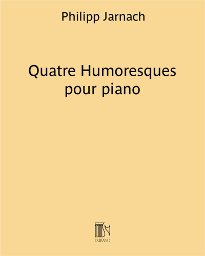 Quatre Humoresques pour piano