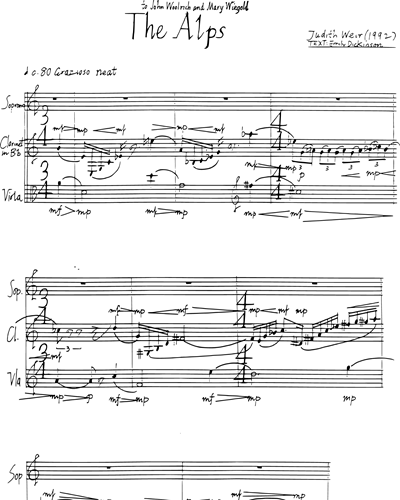 Soprano & Clarinet & Viola