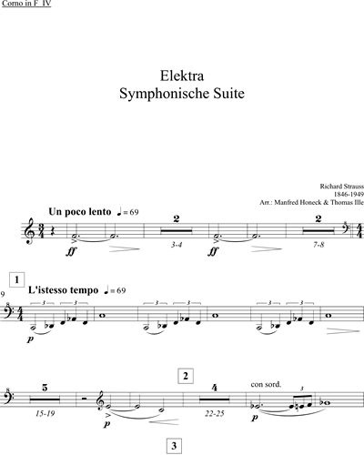Elektra Suite, op. 58