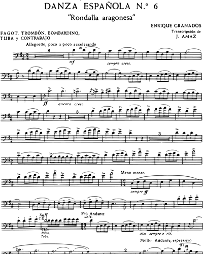 Bassoon/Trombone (Alternative)/Euphonium (Alternative)/Tuba (Alternative)/Double Bass (Alternative)