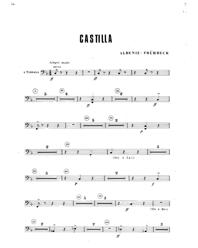 Castilla (n° 7 de la "Suite Española")