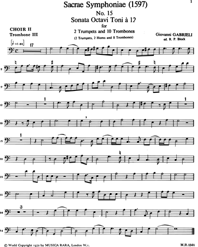 [Choir 2] Trombone 3