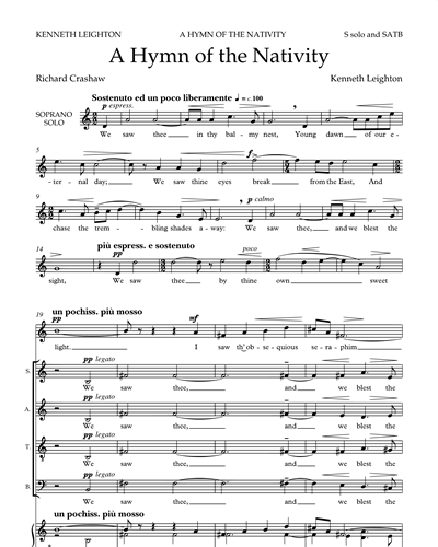 A Hymn Of The Nativity