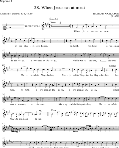Soprano 1 & Treble Viol