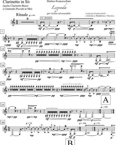 Clarinet in Bb/Clarinet in Eb